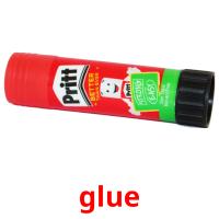 glue picture flashcards