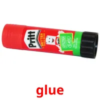 glue picture flashcards