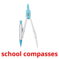 school compasses picture flashcards