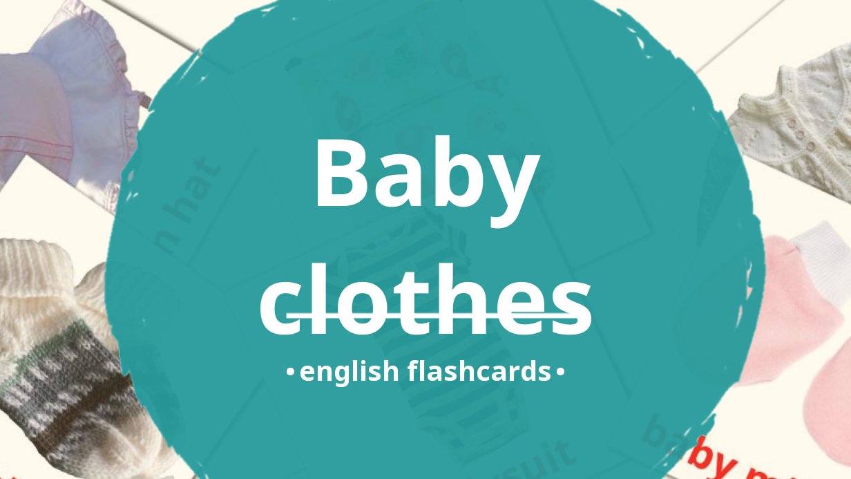English for Kids Step by Step: Clothes and Accessories Dominoes. Part 1.