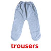 trousers  picture flashcards
