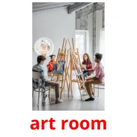 art room cartões com imagens