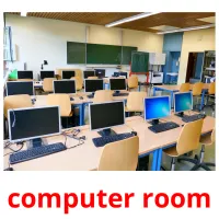 computer room cartões com imagens