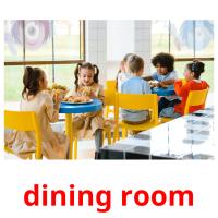 dining room picture flashcards