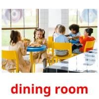 dining room cartões com imagens