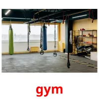 gym cartões com imagens