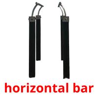 horizontal bar picture flashcards