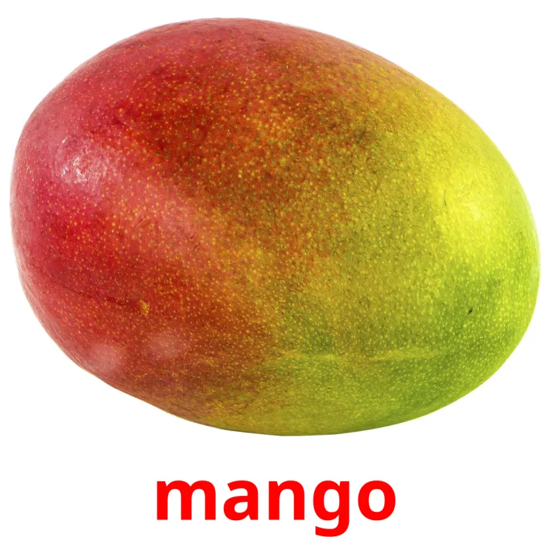 20 FREE Fruits Flashcards PDF English Words