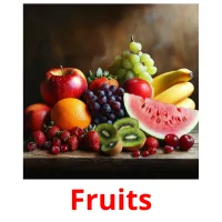 Fruits карточки энциклопедических знаний