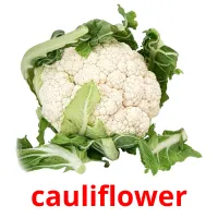 cauliflower Tarjetas didacticas