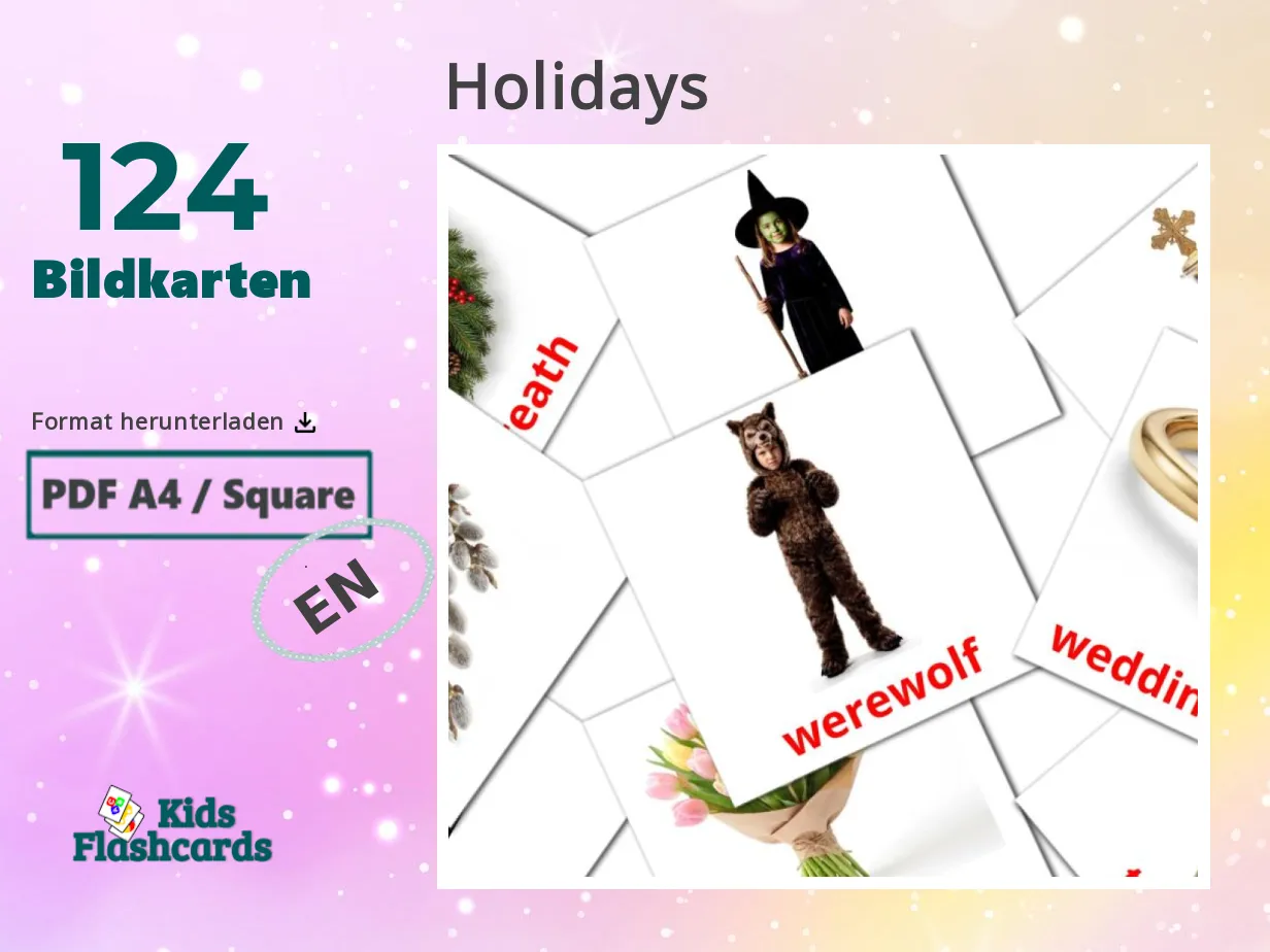 Was Heißt Feiertage Auf Englisch kids-flashcards.com