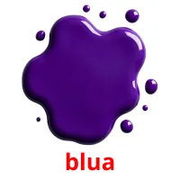 blua picture flashcards