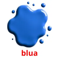 blua picture flashcards