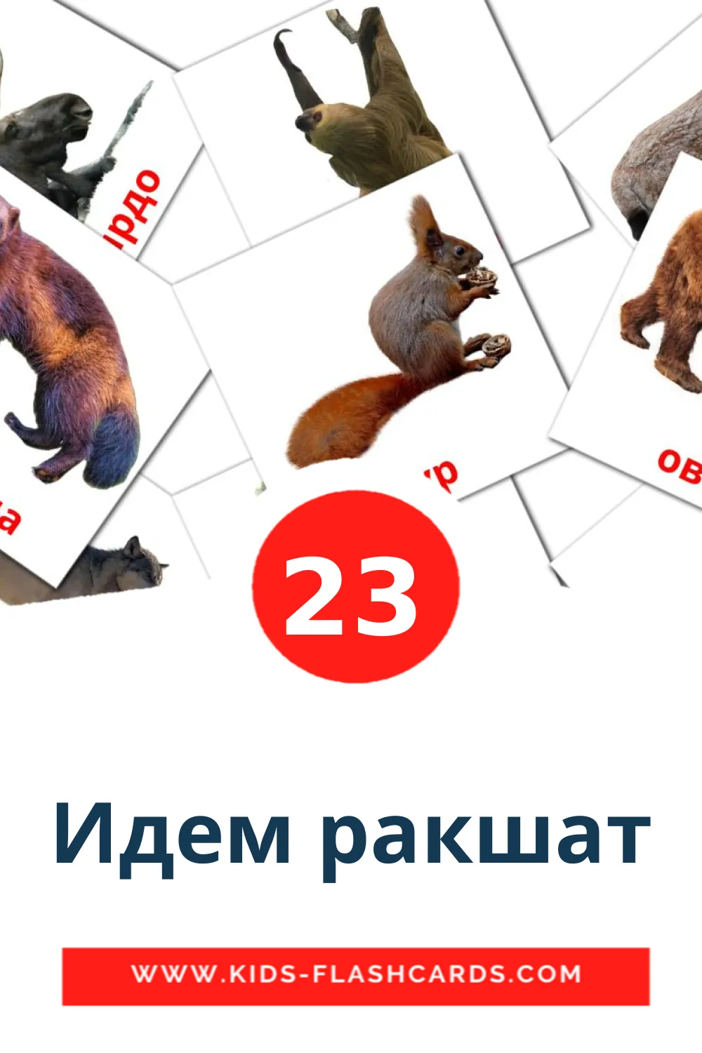 23 Идем ракшат Picture Cards for Kindergarden in erzya