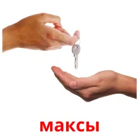 максы picture flashcards