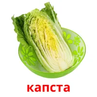 капста picture flashcards