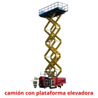 camión con plataforma elevadora cartes flash