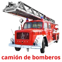 camión de bomberos cartes flash