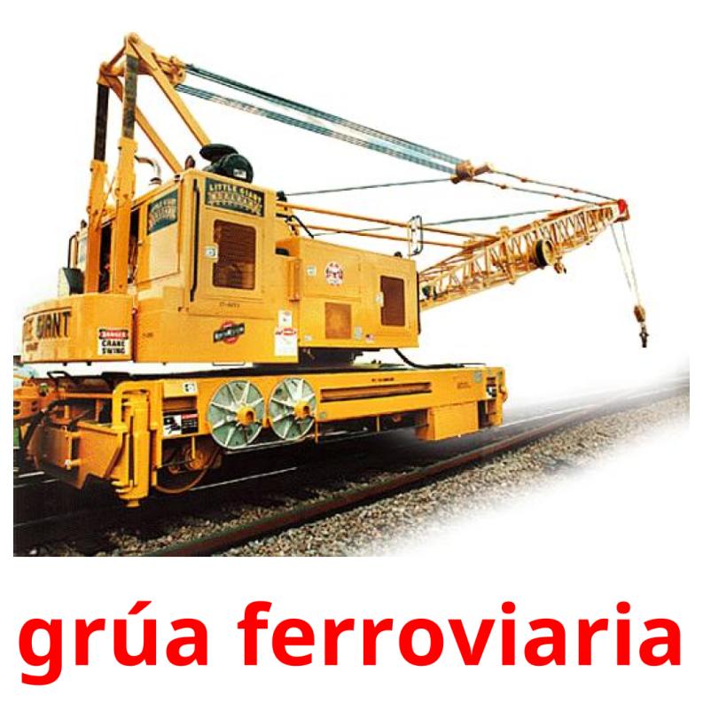 grúa ferroviaria picture flashcards