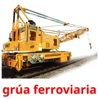 grúa ferroviaria cartões com imagens