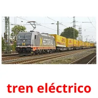 tren eléctrico cartões com imagens