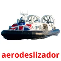 aerodeslizador cartões com imagens