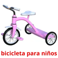 bicicleta para niños cartes flash