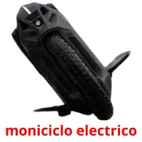 moniciclo electrico Tarjetas didacticas