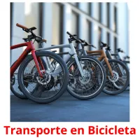 Transporte en Bicicleta Tarjetas didacticas