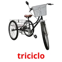 triciclo Tarjetas didacticas