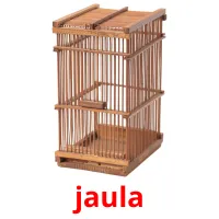 jaula Tarjetas didacticas