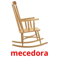 mecedora Tarjetas didacticas