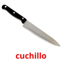 cuchillo cartões com imagens