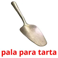 pala para tarta cartões com imagens