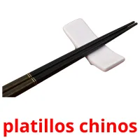 platillos chinos cartões com imagens