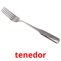 tenedor cartões com imagens