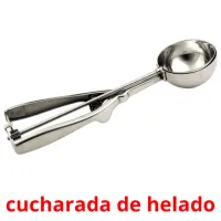 cucharada de helado Tarjetas didacticas