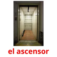 el ascensor cartões com imagens