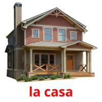 la casa cartões com imagens