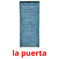 la puerta cartões com imagens