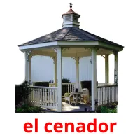 el cenador Bildkarteikarten