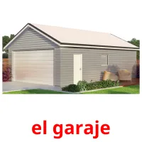 el garaje Bildkarteikarten