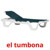 el tumbona Bildkarteikarten