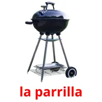 la parrilla Bildkarteikarten