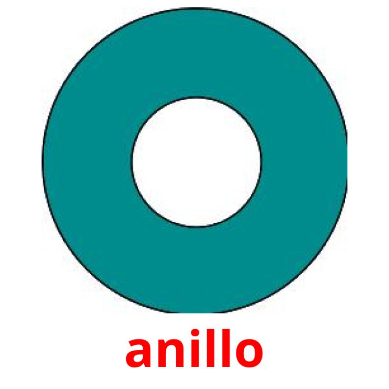 anillo picture flashcards