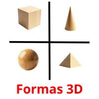 Formas 3D Tarjetas didacticas