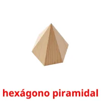 hexágono piramidal Tarjetas didacticas