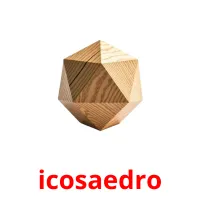 icosaedro Tarjetas didacticas