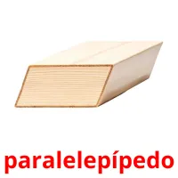 paralelepípedo Tarjetas didacticas