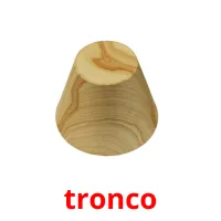 tronco Tarjetas didacticas